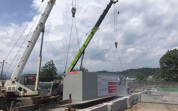 郴州某建筑工地泥漿移動式一體化處理站