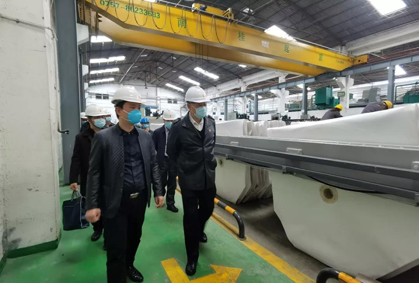 佛山市政府“企業暖春行動”組到金凱地開展調研慰問工作